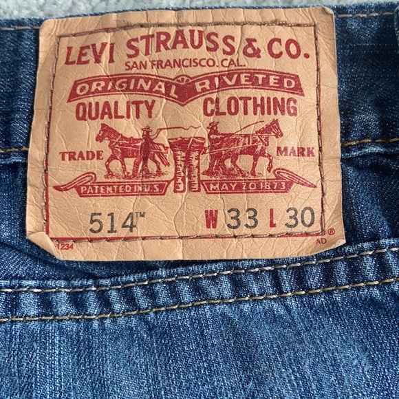Levi’s 510 Slim Straight Jeans 33x30  Like New - Picture 3 of 5